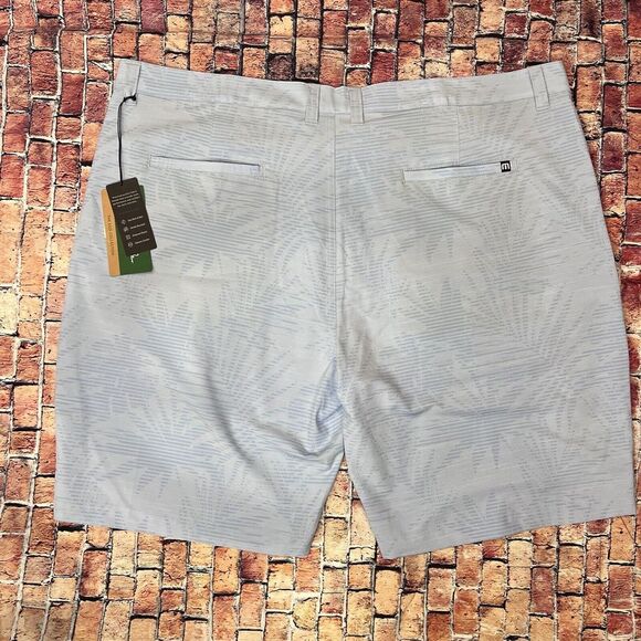 Travis Mathew Sz 42 Street Art Heather Bel Air Blue Eco Collection Shorts $89.95 - Picture 4 of 6